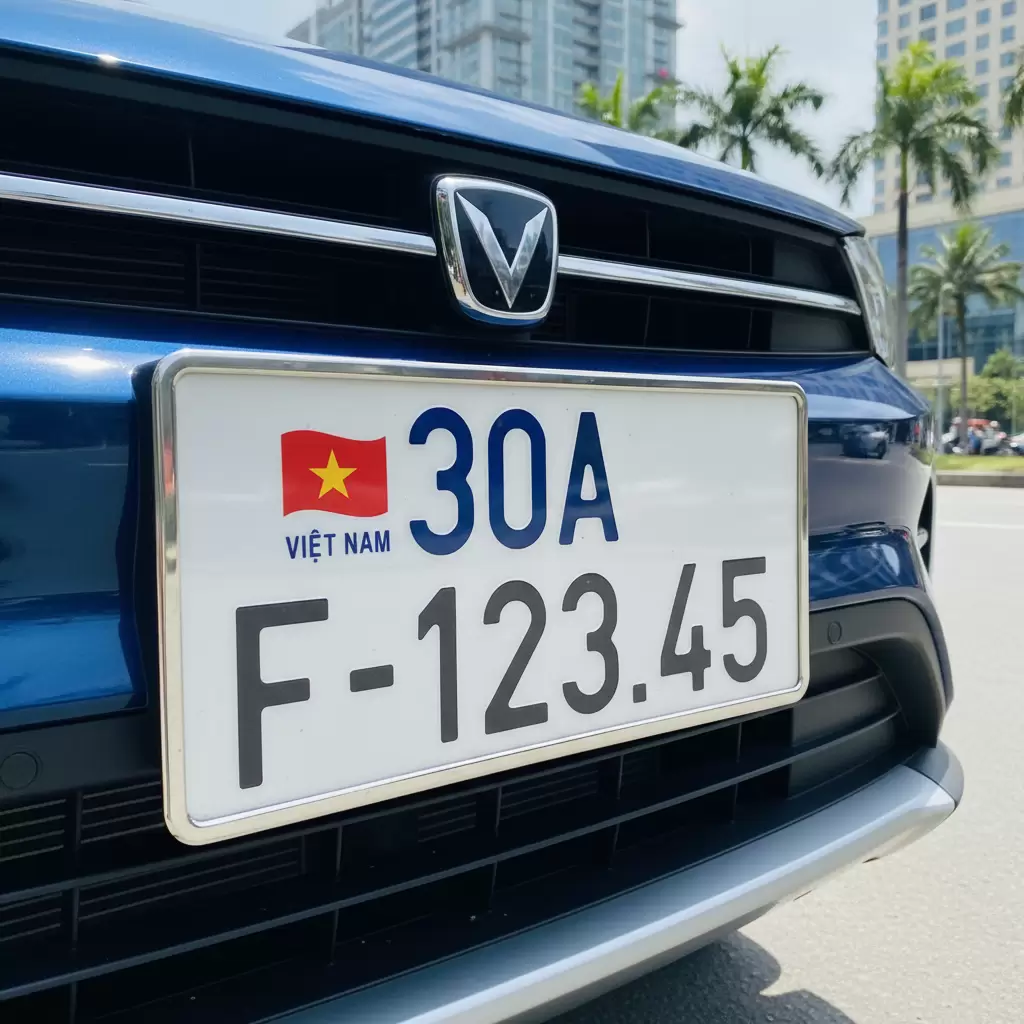 Biển số xe ô tô mới được cấp sau khi hoàn tất thủ tục đăng ký