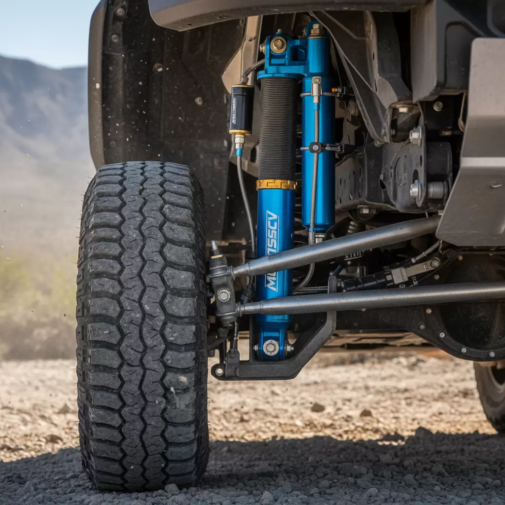 Hệ thống giảm xóc chuyên dụng Multimatic DSSV yếu tố giúp Colorado ZR2 vượt trội về khả năng offroad