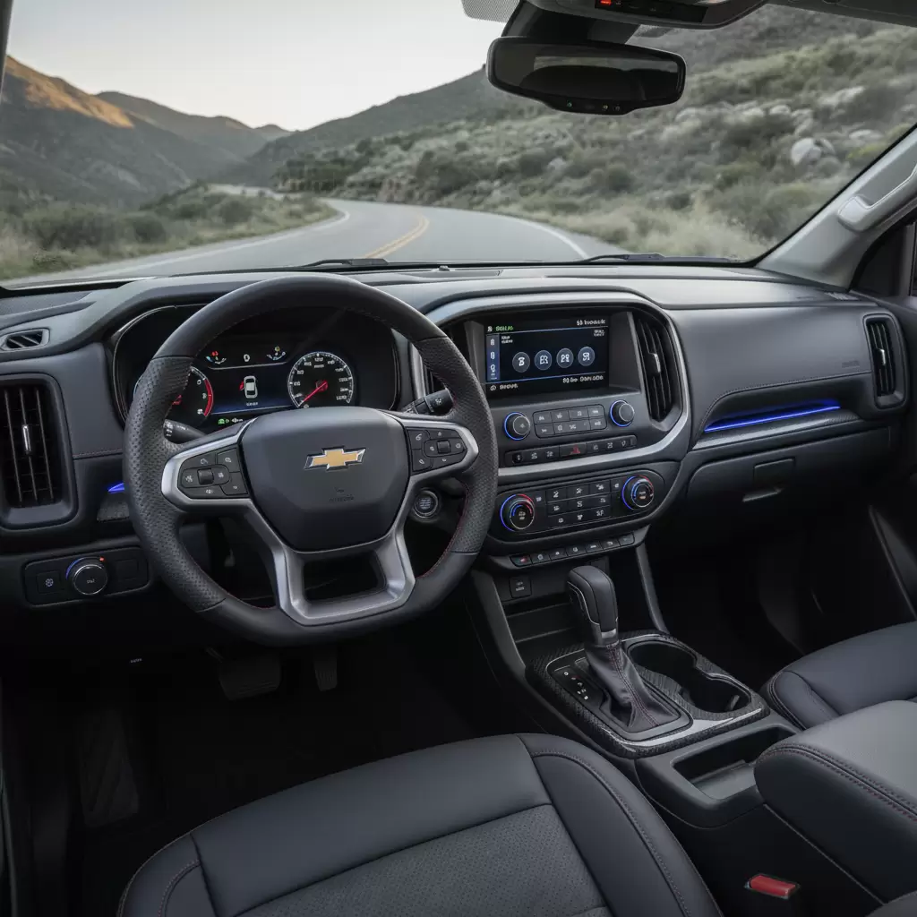 Giao diện người lái hiện đại tập trung vào công nghệ số hóa trên Colorado 2026