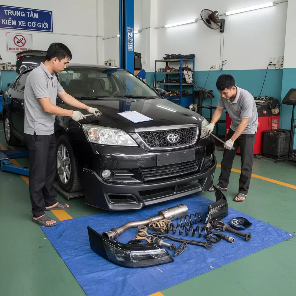 gemini_image_1767126177-2 Tất cả các phụ kiện độ chế làm thay đổi kết cấu xe phải được tháo bỏ trước khi đưa xe đi đăng kiểm